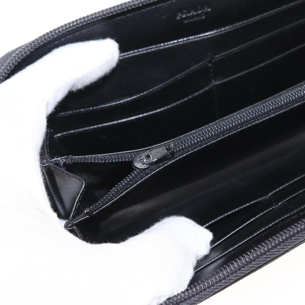 PRADA Long Wallet Nylon Khaki Auth 153670 - Picture 10 of 16